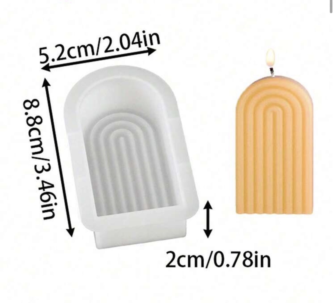 Molde Vela En Forma De Arco M