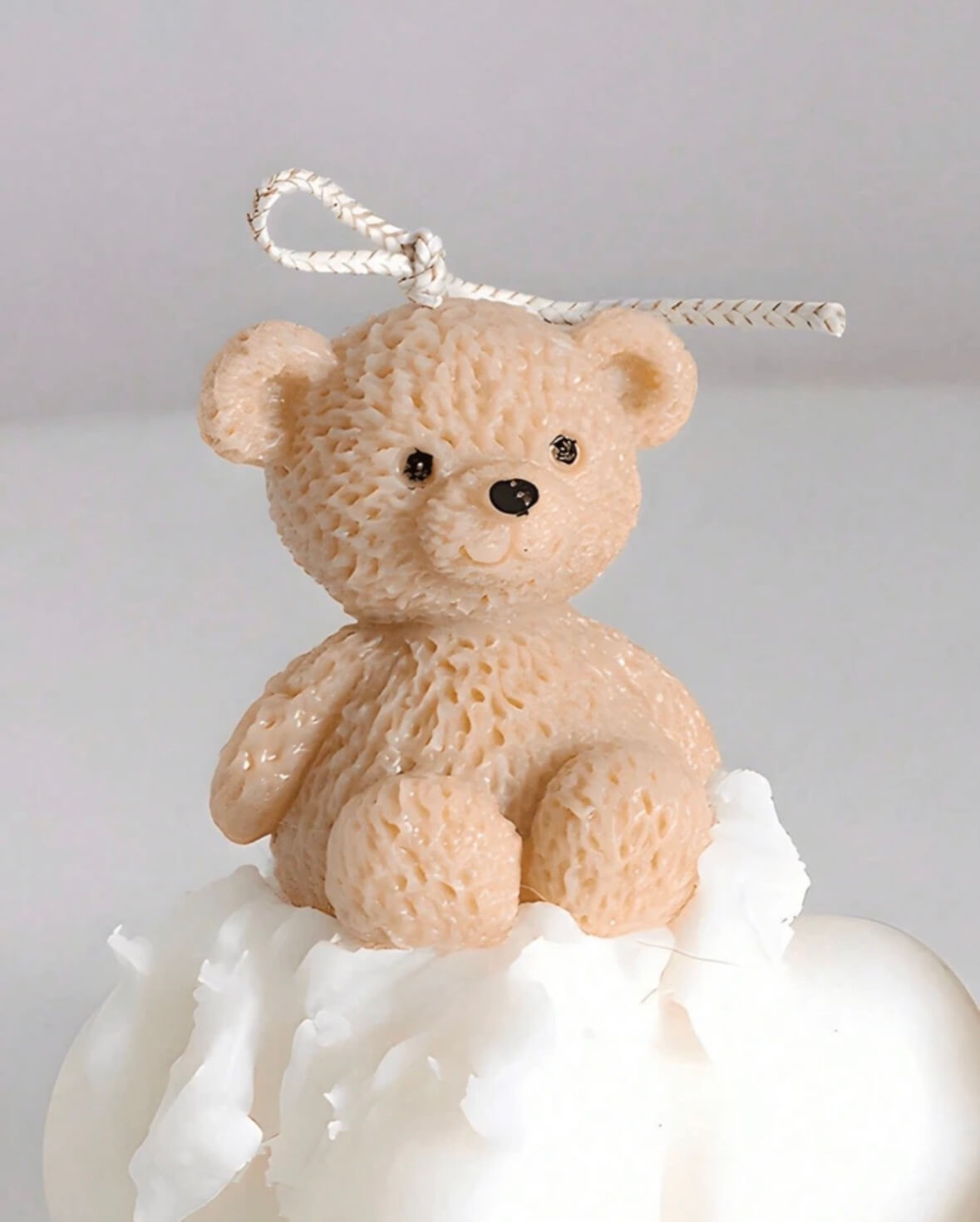Molde Osito Sentado Peludo Con Textura